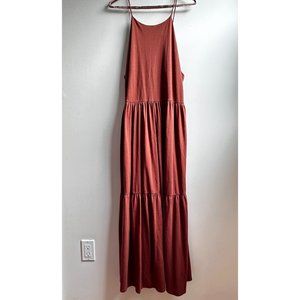 ZARA tiered maxi dress